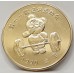CHINA 1990 . 7x GOLD PANDA . LARGE MEDALS / TOKENS . ASIAN GAMES